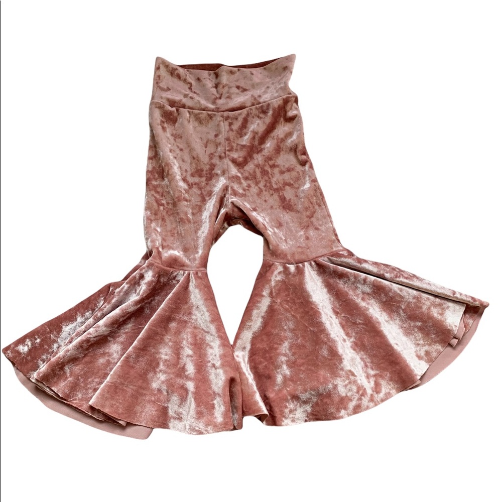Baby/Toddler Velvet Flare Bell Bottoms Sz 9-12 months